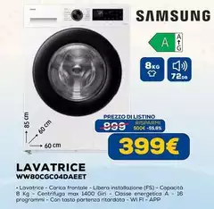 Samsung - Ww80cgc04daeet