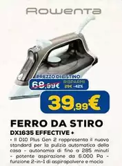 Rowenta - Ferro Da Stiro DX1635 Effective +