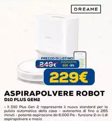 Dreame - Aspirapolvere Robot D10 Plus Gen2