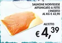L'inedito - Salmone Norvegese Affumicato A Fette