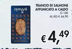 Trancio Di Salmone Affumicato A Caldo