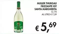 Santa margherita - Muller Thurgau Frizzante IGT