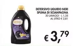 Spuma di Sciampagna - Detersivo Liquido Neri