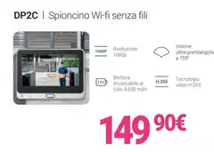 De Longhi - | Spioncino Wi-Fi Senza Fili DP2C