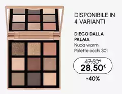 Diego Dalla Palma - Nuda Warm Palette Occhi 301