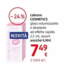 Labcare Cosmetics - Gloss Volumizzante E Idratante  Ad Effetto Rapido 3,5 Ml
