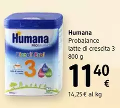 Humana - Probalance Latte Di Crescita 3  800 G 