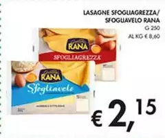 Rana - Lasagne Sfogliagrezza/ Sfogliavelo