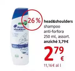 Head & Shoulders - Shampoo Anti-Forfora 250 Ml, Assort.