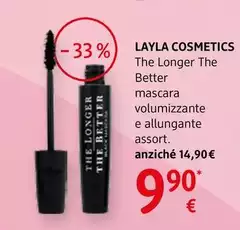 Layla Cosmetics - The Longer The Better Mascara Volumizzante E Allungante Assort.