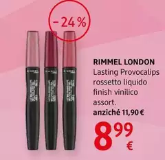 Rimmel London - Lasting Provocalips Rossetto Liquido Finish Vinilico Assort. 