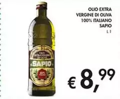 Sapio - Olio Extra Vergine Di Oliva 100% Italiano