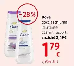 Dove - Docciaschiuma Idratante 225 Ml, Assort.
