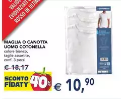 Cotonella - Maglia O Canotta Uomo