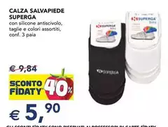 Superga - Calza Salvapiede