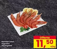 Gamberi Interi Argentini Decongelati