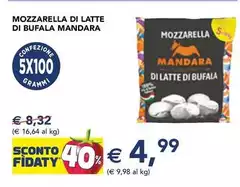 Mandara - Mozzarella Di Latte Di Bufala