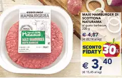 Esselunga - Maxi Hamburger Di Scottona Naturama