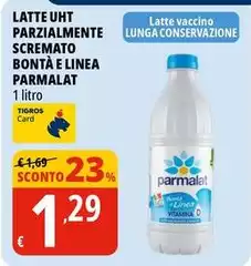 Parmalat - Latte UHT Parzialmente Scremato Bontà E Linea