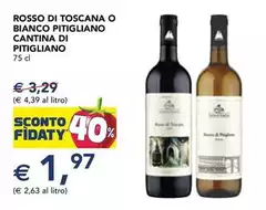 Cantina Di Pitigliano - Rosso Di Toscana O Bianco Pitigliano