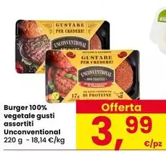 Burger 100% Vegetale