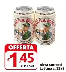 Moretti - Birra Lattina