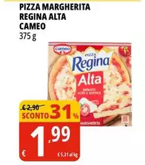 Cameo - Pizza Margherita Regina Alta
