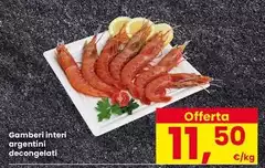 Gamberi Interi Argentini Decongelati
