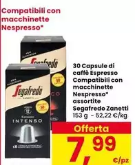 Nespresso - 30 Capsule Di Caffè Espresso Compatibili Con Macchinette