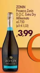 Zonin - Prosecco  D.O.C. Extra Dry Millesimato