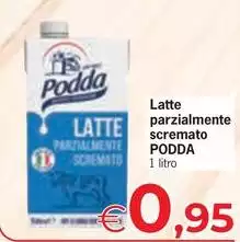 Podda - Latte Parzialmente Scremato