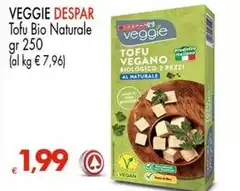 Despar - Tofu Bio Naturale
