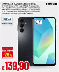 Samsung - A16 Blu/black Smartphone