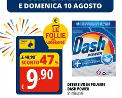 Dash - Detersivo In Polvere  Power