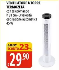 Termozeta - Ventilatore A Torre