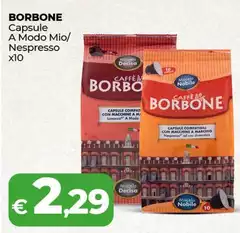 Caffe borbone - Capsule A Modo Mio
