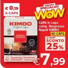 Kimbo - Caffè In Caps