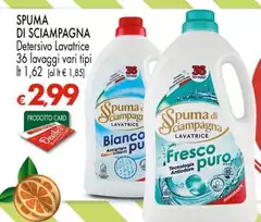 Spuma di Sciampagna - Detersivo Lavatrice 36 Lavaggi