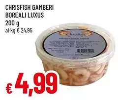 Chrisfish - Gamberi Boreali Luxus