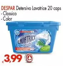 Despar - Detersivo Lavatrice 20 Caps