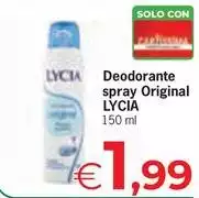 Lycia - Deodorante Spray Original