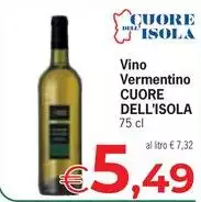 Cuore dell'isola - Vino Vermentino