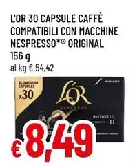 L'Or - 30 Capsule Caffè Compatibili Con Macchine Nespresso Original