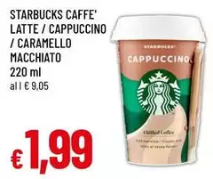 Starbucks - Caffe Latte/Capuccino/Caramello Macchiato