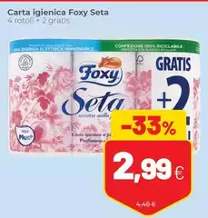 Foxy - Carta Igienica Seta