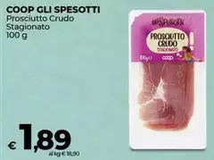 Coop - Prosciutto Crudo Stagionato