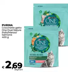 Purina - Crocchette Gatto One Dual Nature Pollo