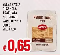 Selex - Pasta Di Semola Trafilata Al Bronzo