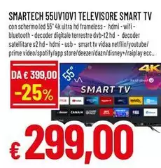 Smartech - 55uv10v11 Televisore Smart Tv
