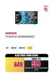Samsung - Tv Qled 55" QE55Q60DAUXZT 